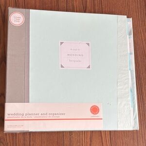 Martha Stewart Wedding Planner in Soft Blue and Gray
